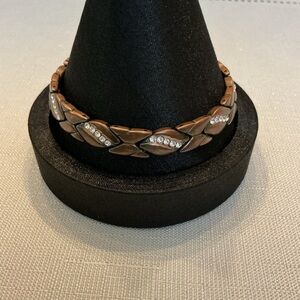 Copper Crystal Bracelet